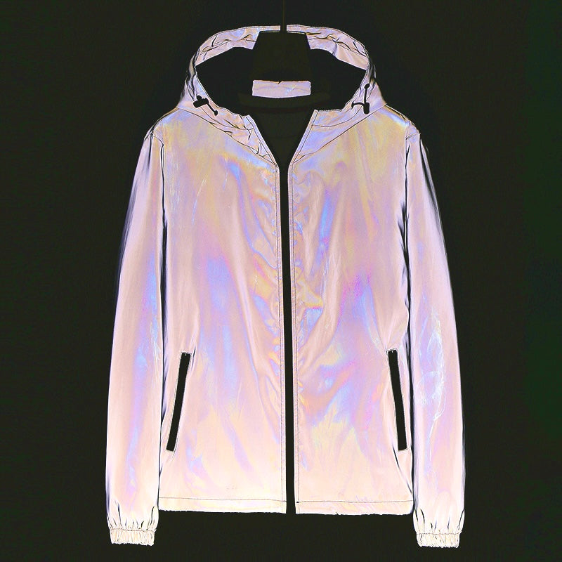 Chromashift Reflective Windbreaker – Daily Wear, Night Runs, Rides & Color-Shifting