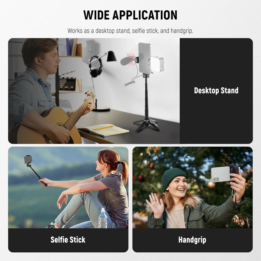 SnapPro 3-in-1 Creator Stick – Tripod, Selfie, Grip