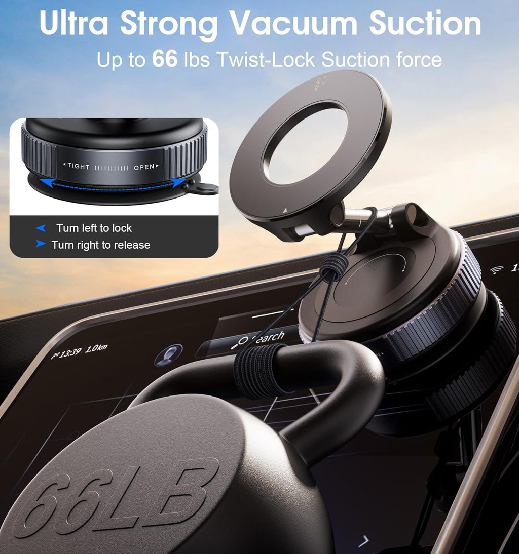 Snanen 360° Magnetic Suction Phone Mount - The Ultimate Hands-Free Holder