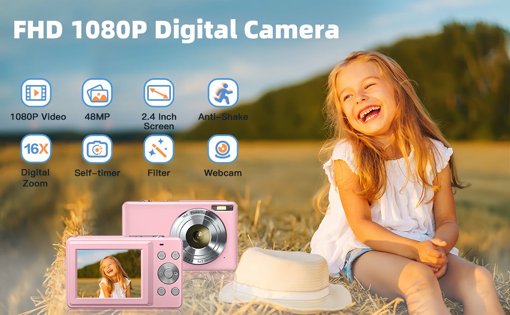 RetroSnap 44 Digital Camera for Kids and Adults