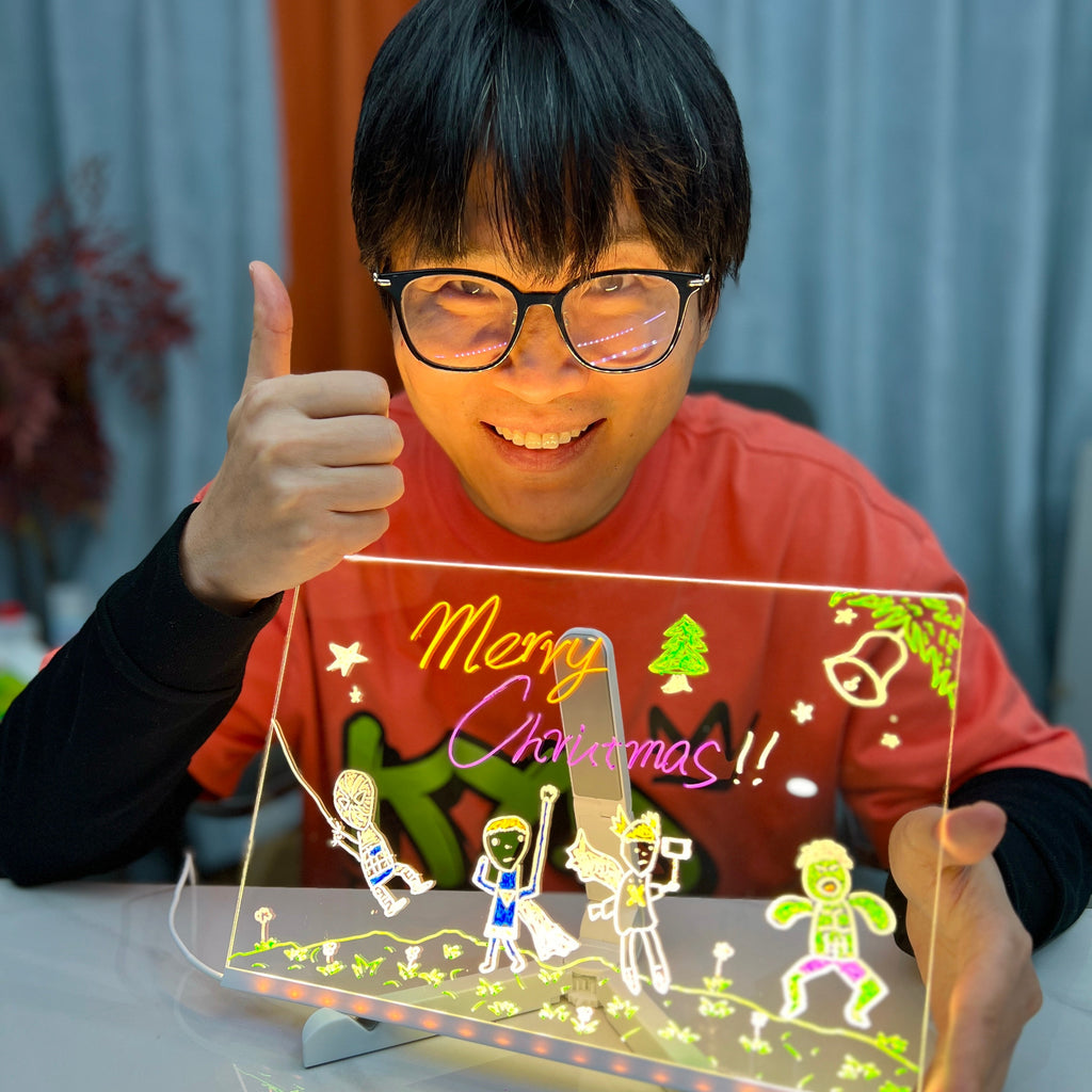 GlowBoard - LED Light-Up Writing & Drawing Board
