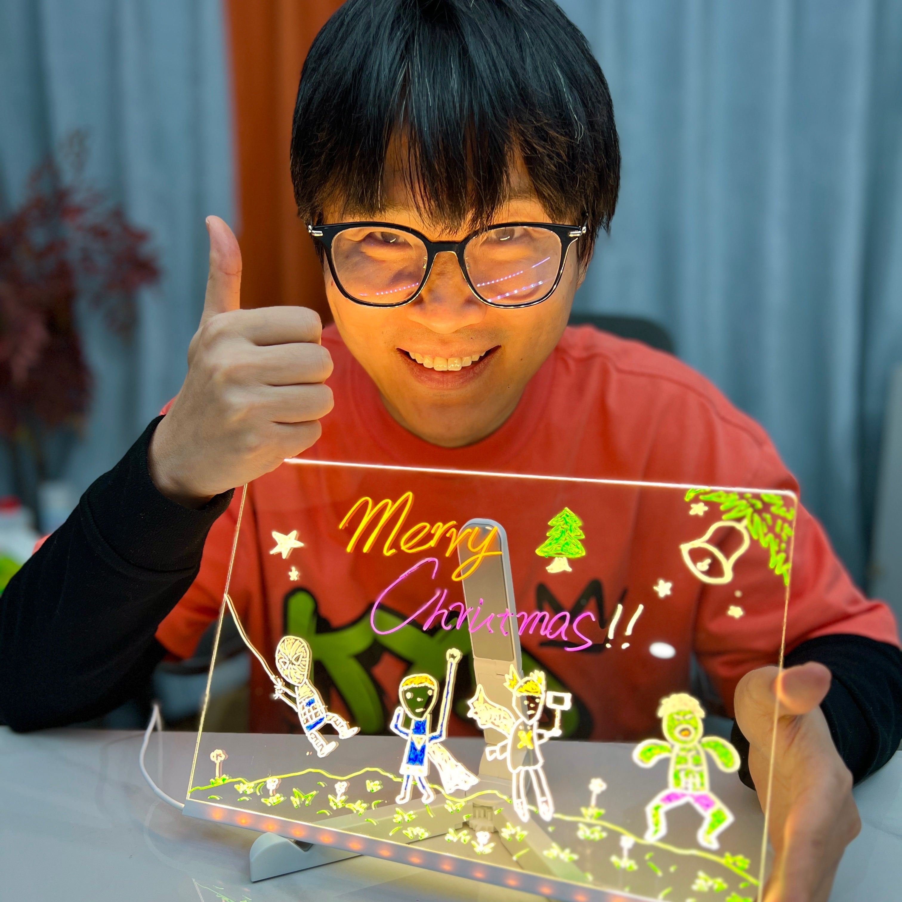 GlowBoard - LED Light-Up Writing & Drawing Board