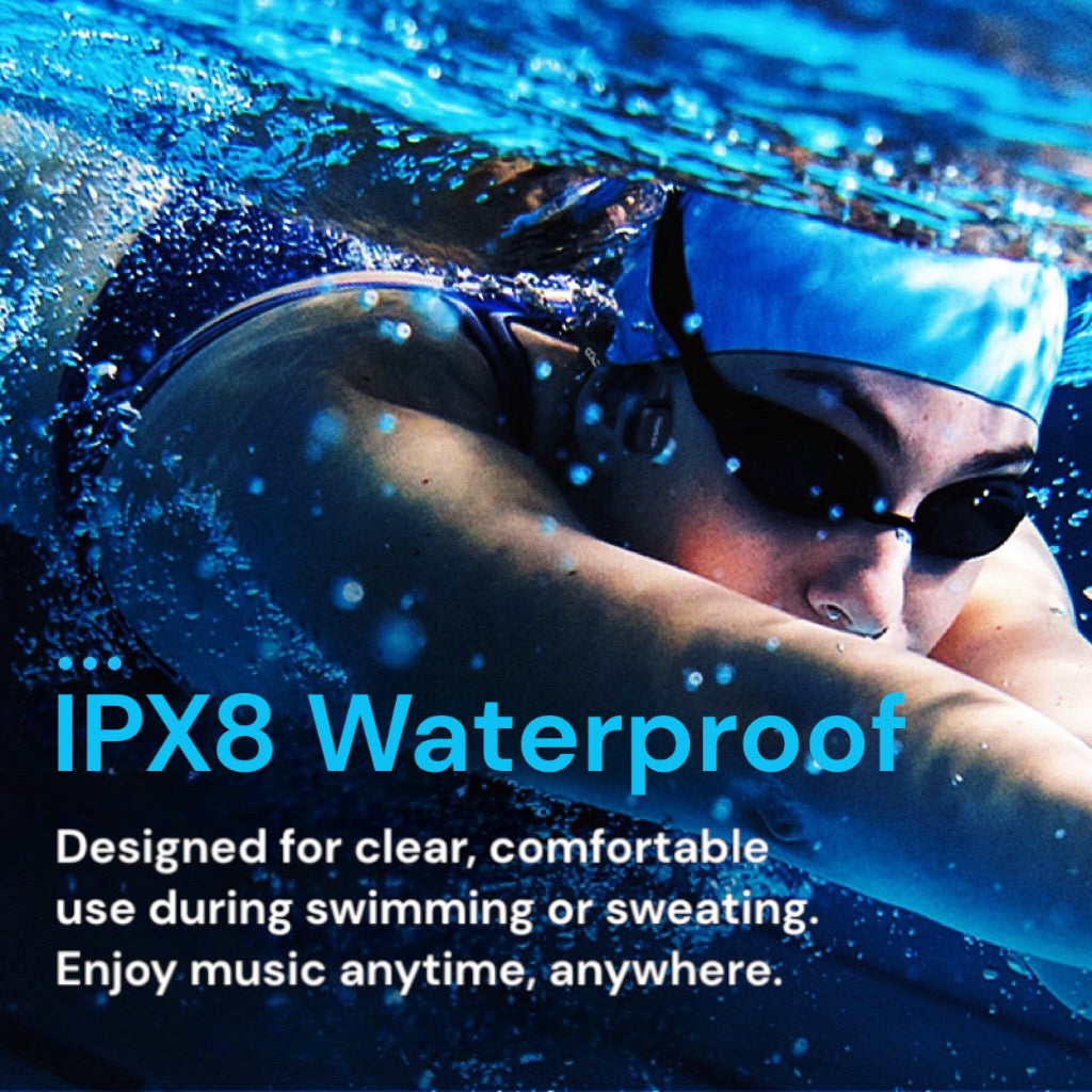AquaVibe Swim-Proof Bone Conduction Headphones