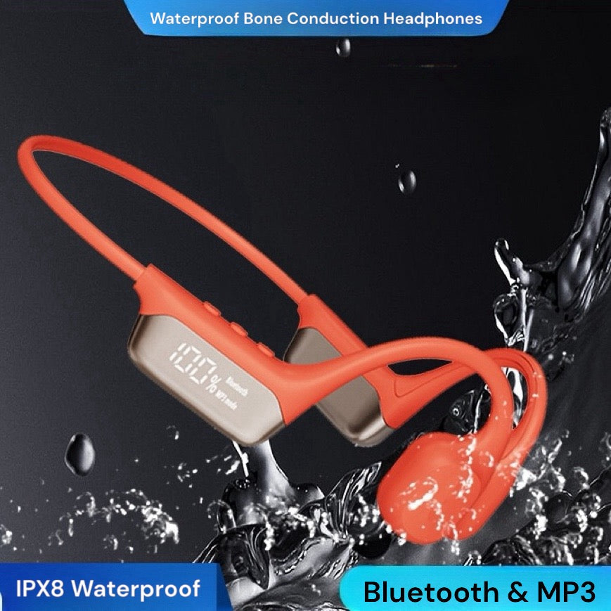 AquaVibe Swim-Proof Bone Conduction Headphones