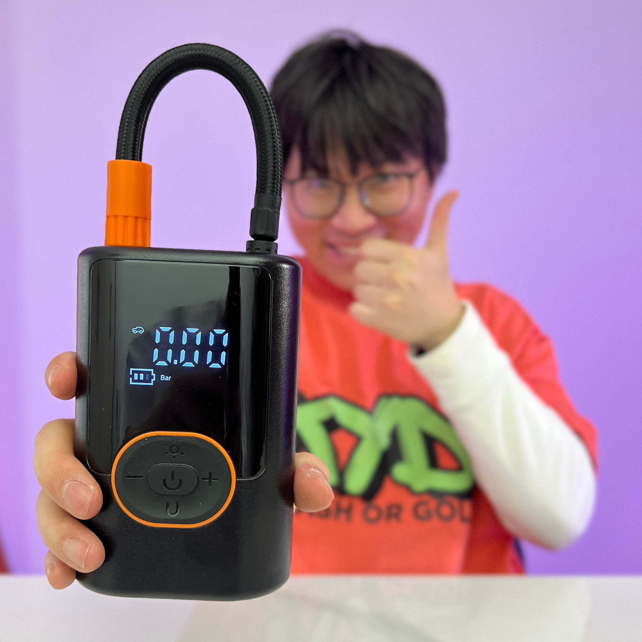 AirCore S1 – Smart Portable Tire Inflator | Wireless + Wired + Power Bank